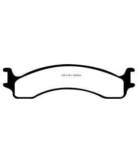 EBC Brakes DP61307 EBC 6000 Series Greenstuff Truck/SUV Brakes Disc Pads