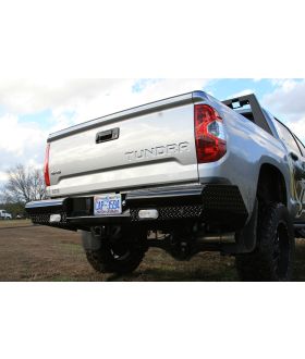 Fab Fours TT07-T1550-1 Black Steel Ranch Rear Bumper