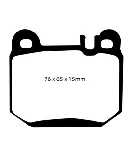 EBC Brakes DP61395 EBC 6000 Series Greenstuff Truck/SUV Brakes Disc Pads