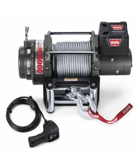 Warn Industries 47801 12 Volt 15000 LB Cap 90 Ft Wire Rope