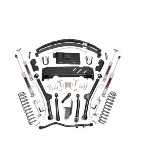 Rough Country 68622 4.5 Inch Lift Kit | Long Arm | RR Leafs | Jeep Cherokee XJ (84-01)