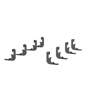 ARIES 4499 The Standard 6 in. Oval Nerf Bar Mounting Brackets