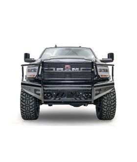 Fab Fours DR19-S4460-1 Black Steel Front Bumper