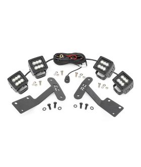 Rough Country 70836 LED Lower Windshield Ditch Kit