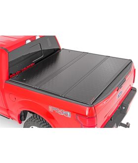 Rough Country 45515550A Hard Tri-Fold Tonneau Bed Cover