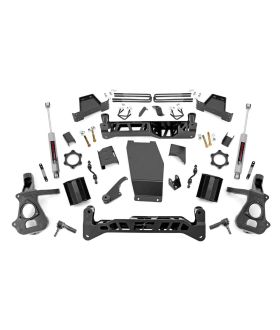 Rough Country 17431 7 Inch Lift Kit | Alum/Stamp Steel | Chevy/GMC 1500 (14-18)
