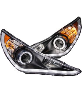 Anzo USA 121425 Projector Headlight Set w/Halo