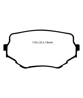 EBC Brakes DP61099 EBC 6000 Series Greenstuff Truck/SUV Brakes Disc Pads