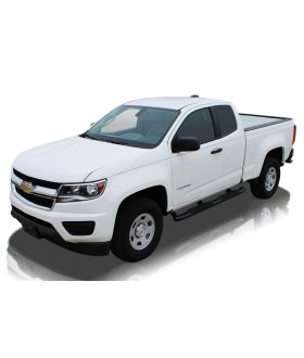 Raptor 1501-0626B Powdercoat Stainless Steel Black OE Style Curved Oval Step Tube