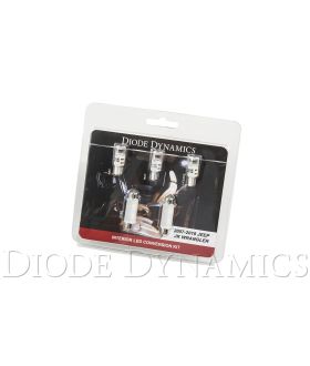 Diode Dynamics Wrangler JK 4dr Interior Kit - Stage 1 Cool White DD0363