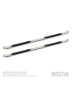 Westin 23-4150 E-Series Round Step Bar Cab Length