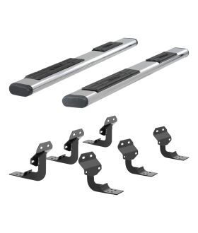 ARIES 4444027 The Standard 6 in. Oval Nerf Bar w/Mounting Brackets
