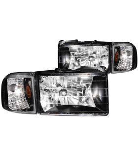 Anzo USA 111067 Crystal Headlight Set