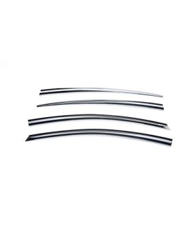 Putco 480014 Element Chrome Window Visor Tape On