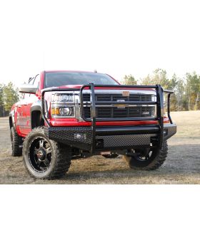 Fab Fours CS07-K2060-1 Black Steel Front Ranch Bumper