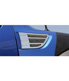 T-Rex Grilles 54567 X-Metal Series Studded Mesh Side Vent