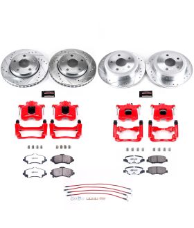 Power Stop KCH11137-36 Z36 Extreme Performance Truck And Tow 1-Click Brake Kit w/Calipers And Hoses