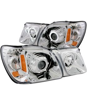 Anzo USA 111169 Projector Headlight Set w/Halo