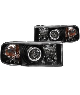 Anzo USA 111065 Projector Headlight Set w/Halo