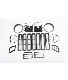 Rugged Ridge 12495.03 Euro Guard Kit Head/Side/Tail Light Guard