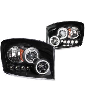 Anzo USA 111104 Projector Headlight Set w/Halo