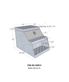 Westin 80-HSB12 Brute HD Step Box