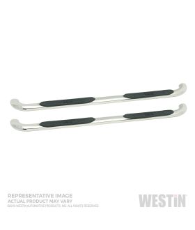 Westin 21-4130 Platinum 4  Oval Step Bar Cab Length