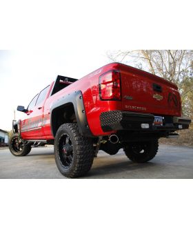 Fab Fours CH99-T1250-1 Black Steel Ranch Rear Bumper