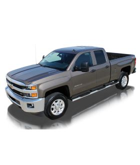 Raptor 1001-0013M Stainless Steel Polished Magnum Oval Step Tubes Wheel To Wheel