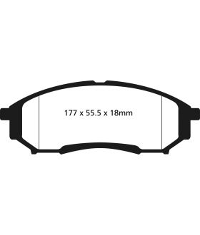 EBC Brakes ED91778 EBC Truck/SUV Extra Duty Brake Pads