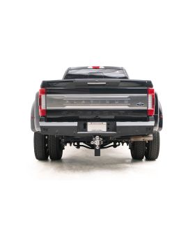 Fab Fours FS17-RT4150-1 Red Steel Rear Bumper