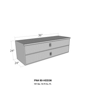 Westin 80-HDD36 Brute HD Under Body Tool Box