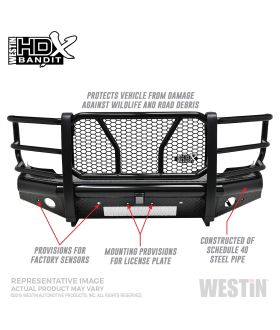Westin 58-31135 HDX Bandit Front Bumper