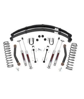 Rough Country 633N2 4.5 Inch Lift Kit | RR springs | Jeep Cherokee XJ 2WD/4WD (84-01)