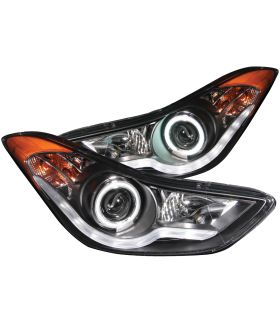 Anzo USA 121456 Projector Headlight Set w/Halo