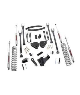 Rough Country 578.20 6 Inch Lift Kit | Gas | 4-Link | No OVLDS | Ford Super Duty (05-07)
