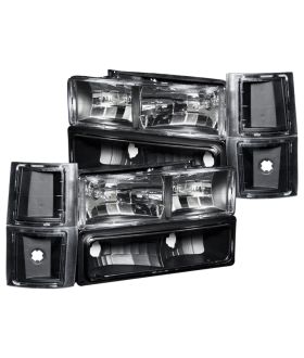 Anzo USA 111100 Crystal Headlight Set