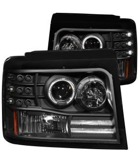 Anzo USA 111184 Projector Headlight Set w/Halo