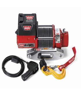 Warn Industries 71550 12 Volt 9000 LB Cap 50 Ft Synthetic Rope