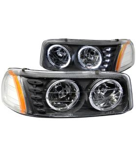 Anzo USA 111207 Crystal Headlight Set w/Halo
