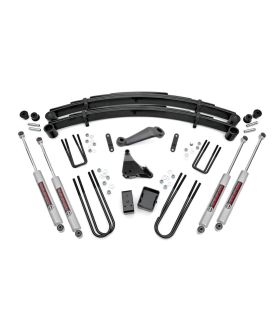 Rough Country 49630 6 Inch Lift Kit | Rear Blocks | Ford Super Duty 4WD (1999-2004)