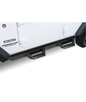 Raptor 1808-0655BT Steel Textured Black Drop Steps