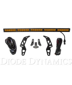 Diode Dynamics Jeep 2018 SS30 Bumper LED Kit Amber Driving Single DD6080