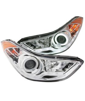 Anzo USA 121455 Projector Headlight Set w/Halo
