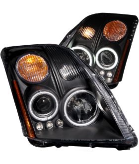 Anzo USA 121276 Projector Headlight Set w/Halo