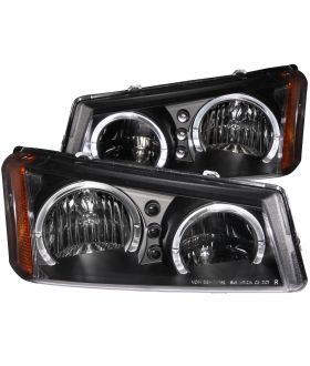 Anzo USA 111212 Crystal Headlight Set w/Halo