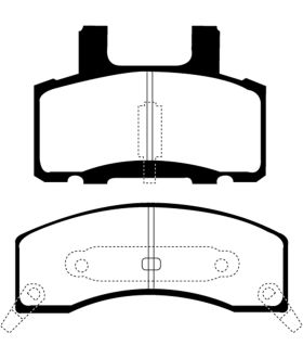 EBC Brakes DP61274 EBC 6000 Series Greenstuff Truck/SUV Brakes Disc Pads