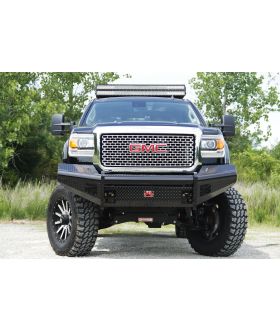 Fab Fours GM11-S2861-B Black Steel Front Ranch Bumper