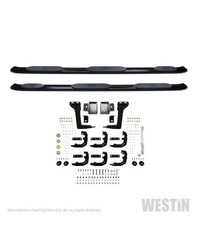 Westin 21-534725 PRO TRAXX 5 Oval Nerf Step Bars Wheel-To-Wheel