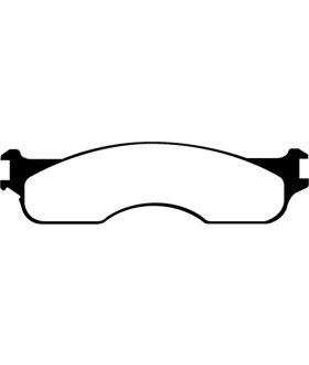 EBC Brakes DP71708 EBC 7000 Series Greenstuff Low Dust Truck/SUV Brake Pads
